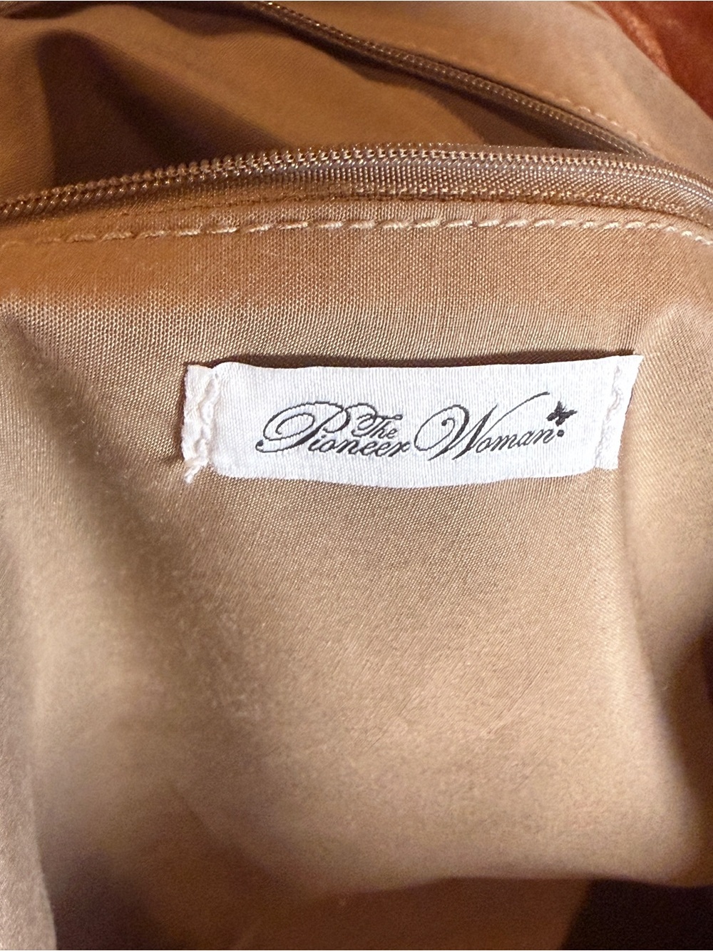 The Pioneer Woman Pink & Brown Floral Leather Tote - Picture 7 of 7